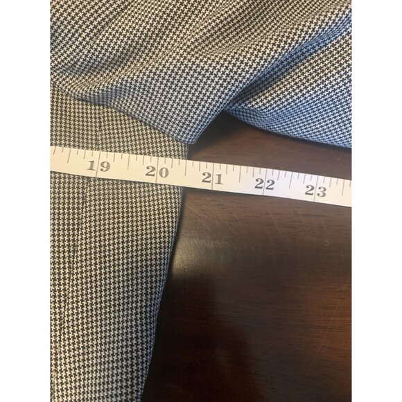 Burberrys Vintage Houndstooth Wool Blazer Jacket Two-Button Cl. Gray Kutler Clot - Picture 7 of 11